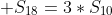 S_{18}=3*S_{10}