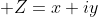  Z=x+iy