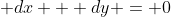 \frac{1+y^2}{x} \; dx + dy = 0