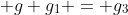  g g_1 = g_3