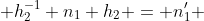  h_2^{-1} n_1 h_2 = n_1' 