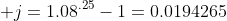  j=1.08^{.25}-1=0.0194265