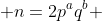  n=2p^aq^b 