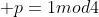  p=1mod4
