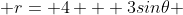  r= 4 + 3sin\theta 