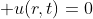  u(r,t)=0