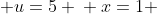 u \,=\,x^{\frac{2}{3}} + 1 \quad\Rightarrow\quad du \,=\,\tfrac{2}{3}x^{\text{-}\frac{1}{3}}dx \quad\Rightarrow\quad \begin{Bmatrix}x=8 & \to & u=5 \\ x=1 & \to & u=2 \end{Bmatrix}