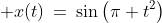  x(t)\:=\:\sin\left(\pi t^2\right)