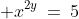  x^{2y}\:=\:5