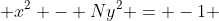  x^2 - Ny^2 = -1 