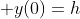  y(0)=h