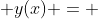  y(x) = 