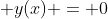  y(x) = 0