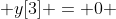  y[3] = 0 