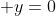 y=0