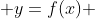  y=f(x) 