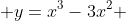  y=x^3-3x^2 