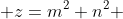  z=m^2+n^2 