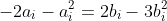 -2a_i-a_i^2=2b_i-3b_i^2