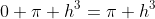 0+\pi h^3=\pi h^3