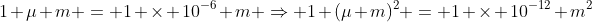 1 \mu m = 1 \times 10^{-6} m \Rightarrow 1 (\mu m)^2 = 1 \times 10^{-12} m^2