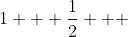 1 + \frac{1}{2} + ~ ... ~ + \frac{1}{2^k} = 2 - \frac{1}{2^k}