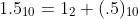 1.5_{10}=1_2+(.5)_{10}