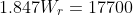 1.847W_r=17700
