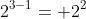 2^{3-1}= 2^2