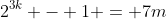 2^{3k} - 1 = 7m