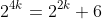 2^{4k}=2^{2k}+6