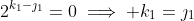 2^{k_1-\jmath_1}=0\implies k_1=\jmath_1