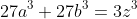 27a^3+27b^3=3z^3