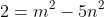 2=m^2-5n^2