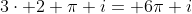 3\cdot 2 \pi i= 6\pi i