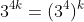 3^{4k}=(3^4)^k