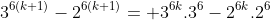 3^{6(k+1)}-2^{6(k+1)}= 3^{6k}.3^6-2^{6k}.2^6