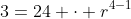 3=24 \cdot r^{4-1}