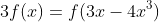 3f(x)=f(3x-4x^3)