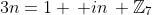 3n=1 \, in\, \mathbb{Z}_7