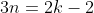 3n=2k-2