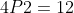 4P2=12