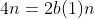 4n=2b(1)n