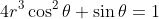 4r^3\cos^2\theta \sin\theta=1
