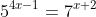 5^{4x-1}=7^{x+2}