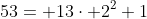 53= 13\cdot 2^{2}+1