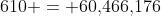 6{10} = 60,\!466,\!176