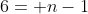 6= n-1