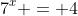 7^x = 4