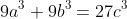 9a^3+9b^3=27c^3